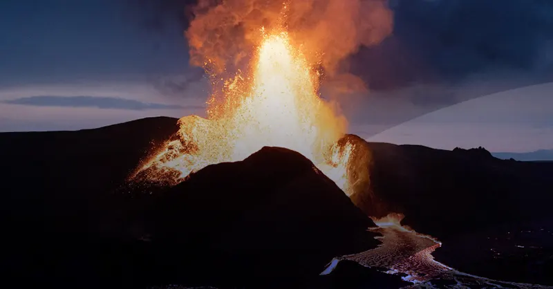 Photo of Entró en erupción un volcán ubicado en las cercanías de la capital de Islandia
