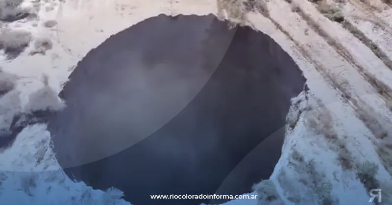 Photo of El enorme cráter descubierto en Chile ya dobló su tamaño