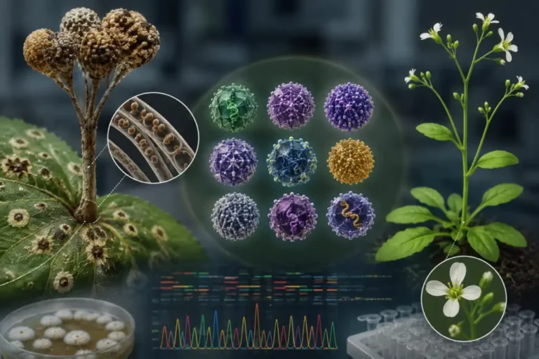 Ocho nuevos virus fueron descubiertos dentro de un hongo que enferma a las plantas