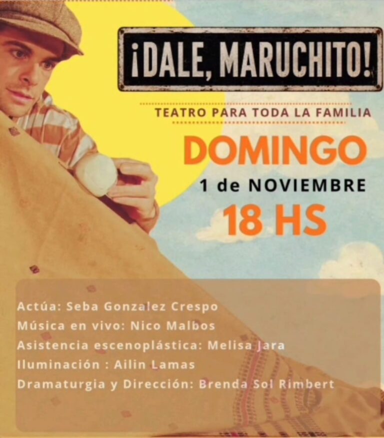 “Dale Maruchito”: una historia patagónica llega al escenario de La Barda